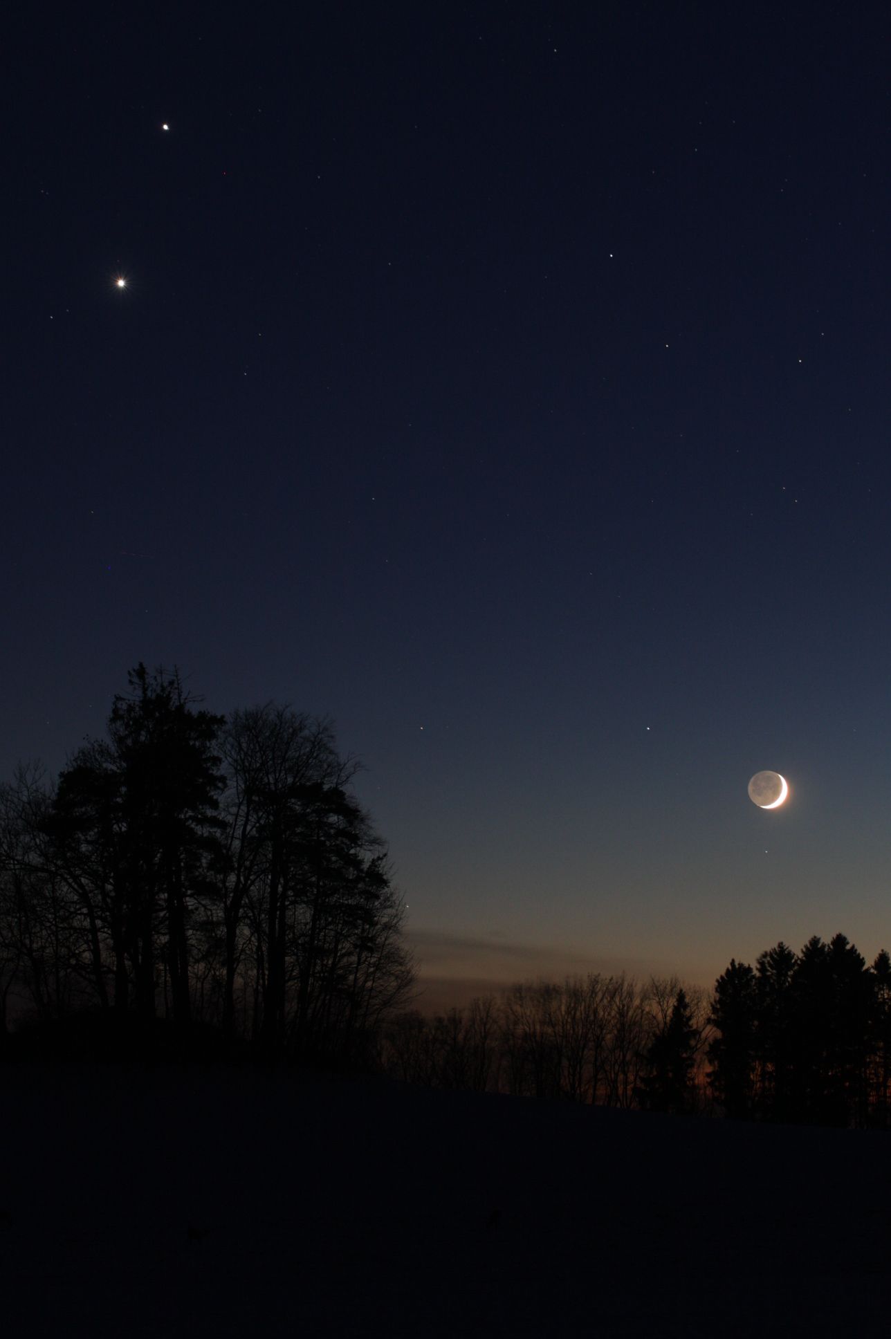 20081130 moon venus jupiter IMG_8522